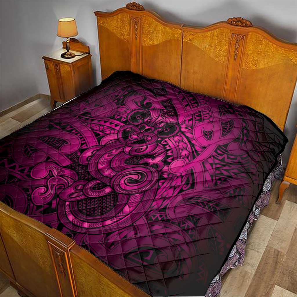 Aotearoa Maori Hei Tiki Quilt Mawhero Kowhaiwhai Puhoro Motif