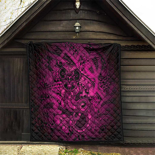 Aotearoa Maori Hei Tiki Quilt Mawhero Kowhaiwhai Puhoro Motif
