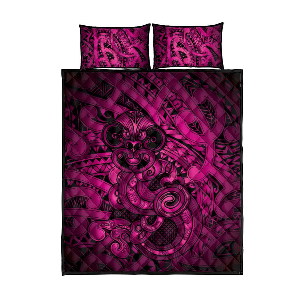 Aotearoa Maori Hei Tiki Quilt Bed Set Mawhero Kowhaiwhai Puhoro Motif