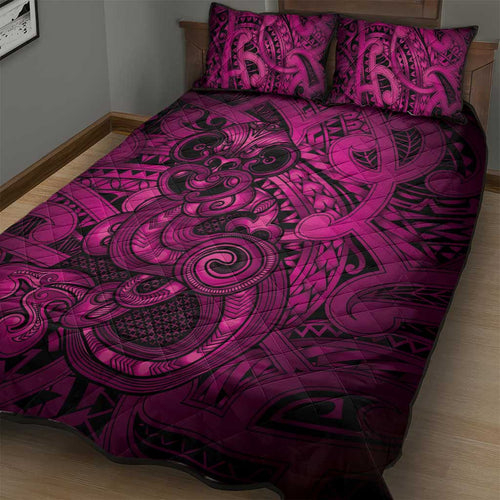 Aotearoa Maori Hei Tiki Quilt Bed Set Mawhero Kowhaiwhai Puhoro Motif