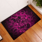 Aotearoa Maori Hei Tiki Rubber Doormat Mawhero Kowhaiwhai Puhoro Motif