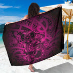 Aotearoa Maori Hei Tiki Sarong Mawhero Kowhaiwhai Puhoro Motif