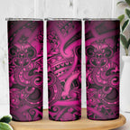 Aotearoa Maori Hei Tiki Skinny Tumbler Mawhero Kowhaiwhai Puhoro Motif