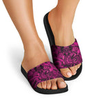Aotearoa Maori Hei Tiki Slide Sandals Mawhero Kowhaiwhai Puhoro Motif