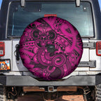Aotearoa Maori Hei Tiki Spare Tire Cover Mawhero Kowhaiwhai Puhoro Motif