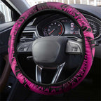Aotearoa Maori Hei Tiki Steering Wheel Cover Mawhero Kowhaiwhai Puhoro Motif