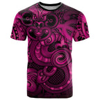 Aotearoa Maori Hei Tiki T Shirt Mawhero Kowhaiwhai Puhoro Motif