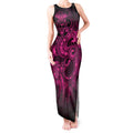 Aotearoa Maori Hei Tiki Tank Maxi Dress Mawhero Kowhaiwhai Puhoro Motif