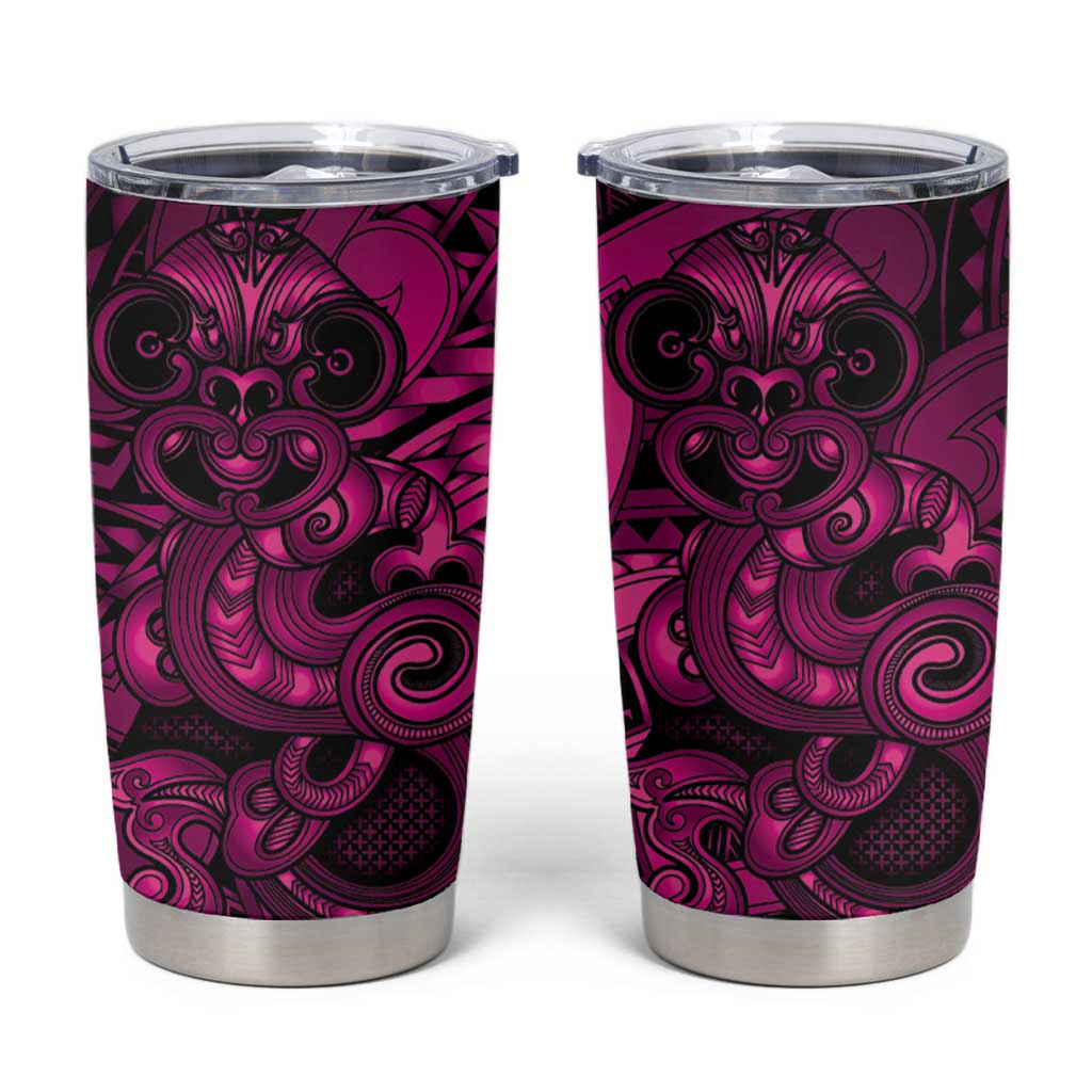 Aotearoa Maori Hei Tiki Tumbler Cup Mawhero Kowhaiwhai Puhoro Motif