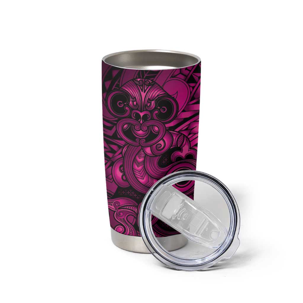Aotearoa Maori Hei Tiki Tumbler Cup Mawhero Kowhaiwhai Puhoro Motif
