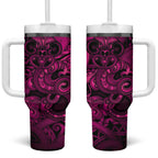 Aotearoa Maori Hei Tiki Tumbler With Handle Mawhero Kowhaiwhai Puhoro Motif
