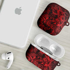 Aotearoa Maori Hei Tiki AirPods Case Whero Kowhaiwhai Puhoro Motif
