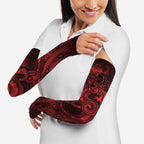 Aotearoa Maori Hei Tiki Arm Sleeves Whero Kowhaiwhai Puhoro Motif