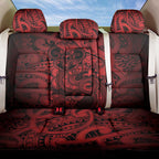 Aotearoa Maori Hei Tiki Back Car Seat Cover Whero Kowhaiwhai Puhoro Motif