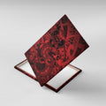 Aotearoa Maori Hei Tiki Canvas Wall Art Whero Kowhaiwhai Puhoro Motif