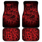 Aotearoa Maori Hei Tiki Car Mats Whero Kowhaiwhai Puhoro Motif