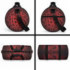 Aotearoa Maori Hei Tiki Duffle Bag Whero Kowhaiwhai Puhoro Motif