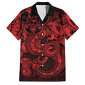 Aotearoa Maori Hei Tiki Family Matching Mermaid Dress and Hawaiian Shirt Whero Kowhaiwhai Puhoro Motif