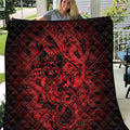 Aotearoa Maori Hei Tiki Quilt Whero Kowhaiwhai Puhoro Motif