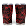 Aotearoa Maori Hei Tiki Tumbler Cup Whero Kowhaiwhai Puhoro Motif