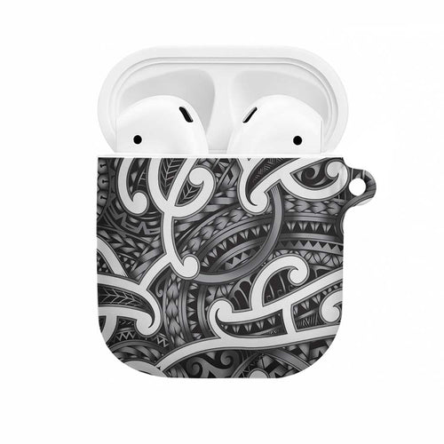 Aotearoa Maori Kowhaiwhai AirPods Case Kiwikiwi Puhoro and Patiki