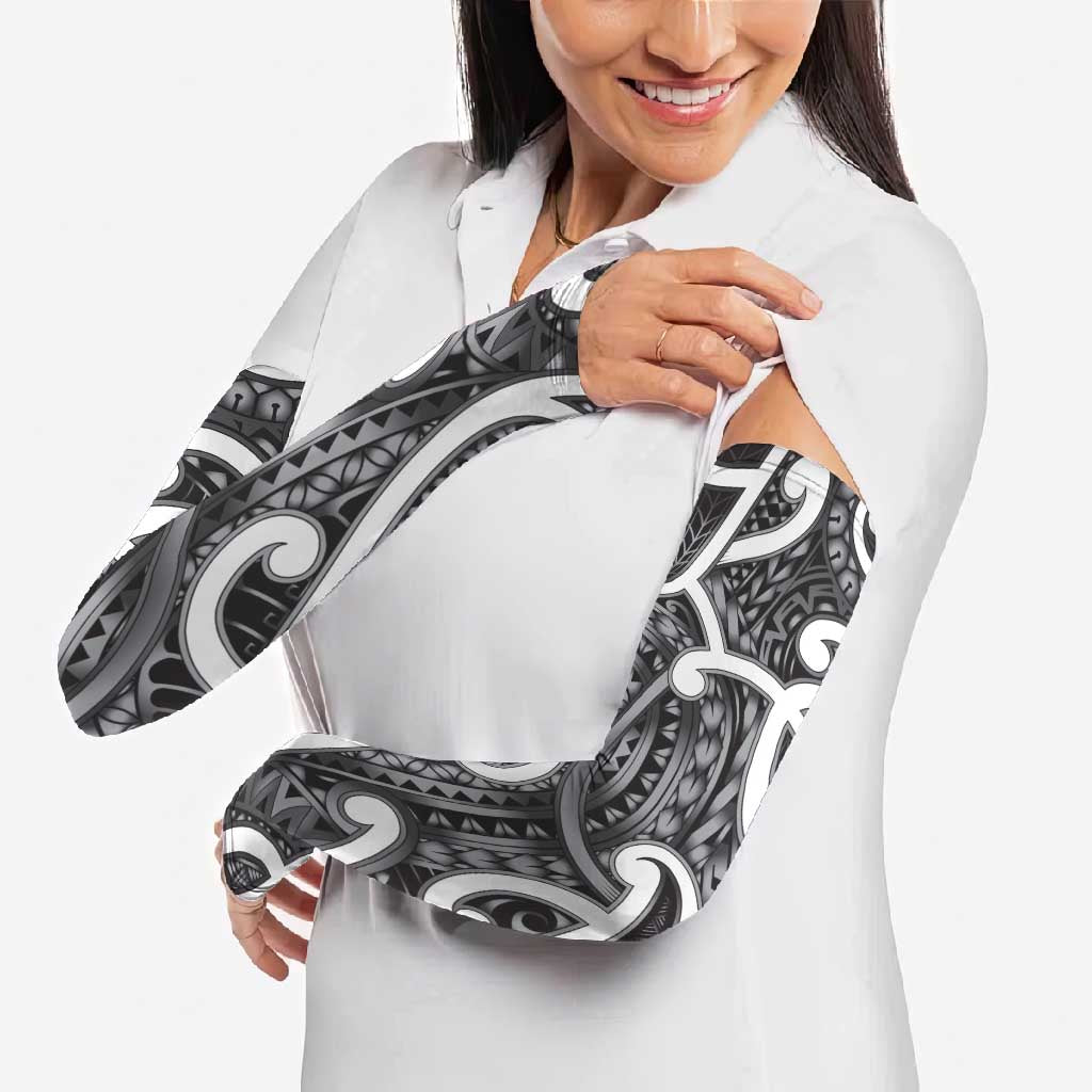 Aotearoa Maori Kowhaiwhai Arm Sleeves Kiwikiwi Puhoro and Patiki