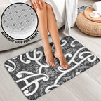 Aotearoa Maori Kowhaiwhai Bathroom Set Kiwikiwi Puhoro and Patiki