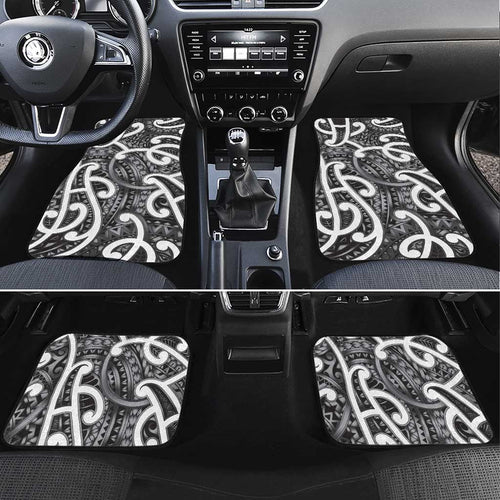 Aotearoa Maori Kowhaiwhai Car Mats Kiwikiwi Puhoro and Patiki