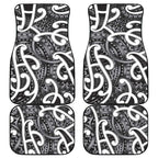 Aotearoa Maori Kowhaiwhai Car Mats Kiwikiwi Puhoro and Patiki
