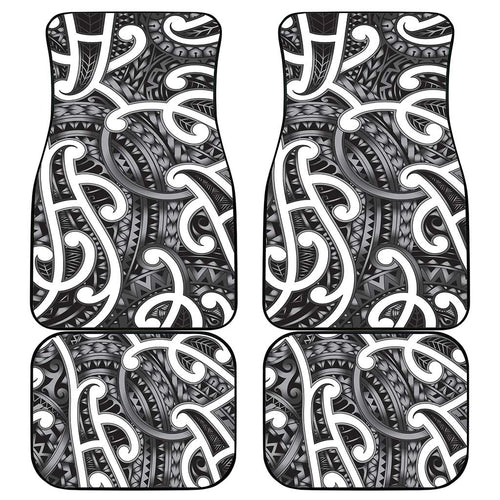Aotearoa Maori Kowhaiwhai Car Mats Kiwikiwi Puhoro and Patiki