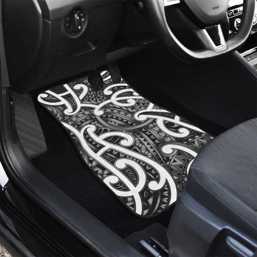 Aotearoa Maori Kowhaiwhai Car Mats Kiwikiwi Puhoro and Patiki