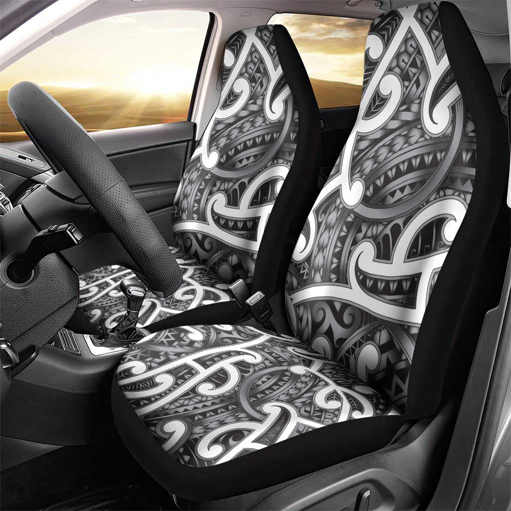 Aotearoa Maori Kowhaiwhai Car Seat Cover Kiwikiwi Puhoro and Patiki