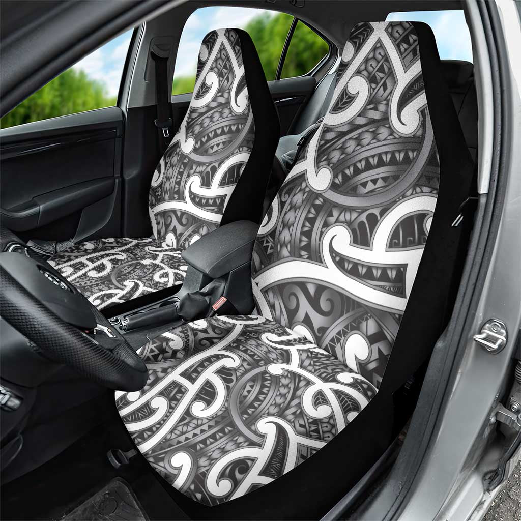 Aotearoa Maori Kowhaiwhai Car Seat Cover Kiwikiwi Puhoro and Patiki