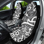 Aotearoa Maori Kowhaiwhai Car Seat Cover Kiwikiwi Puhoro and Patiki