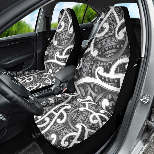 Aotearoa Maori Kowhaiwhai Car Seat Cover Kiwikiwi Puhoro and Patiki