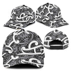 Aotearoa Maori Kowhaiwhai Classic Cap Kiwikiwi Puhoro and Patiki