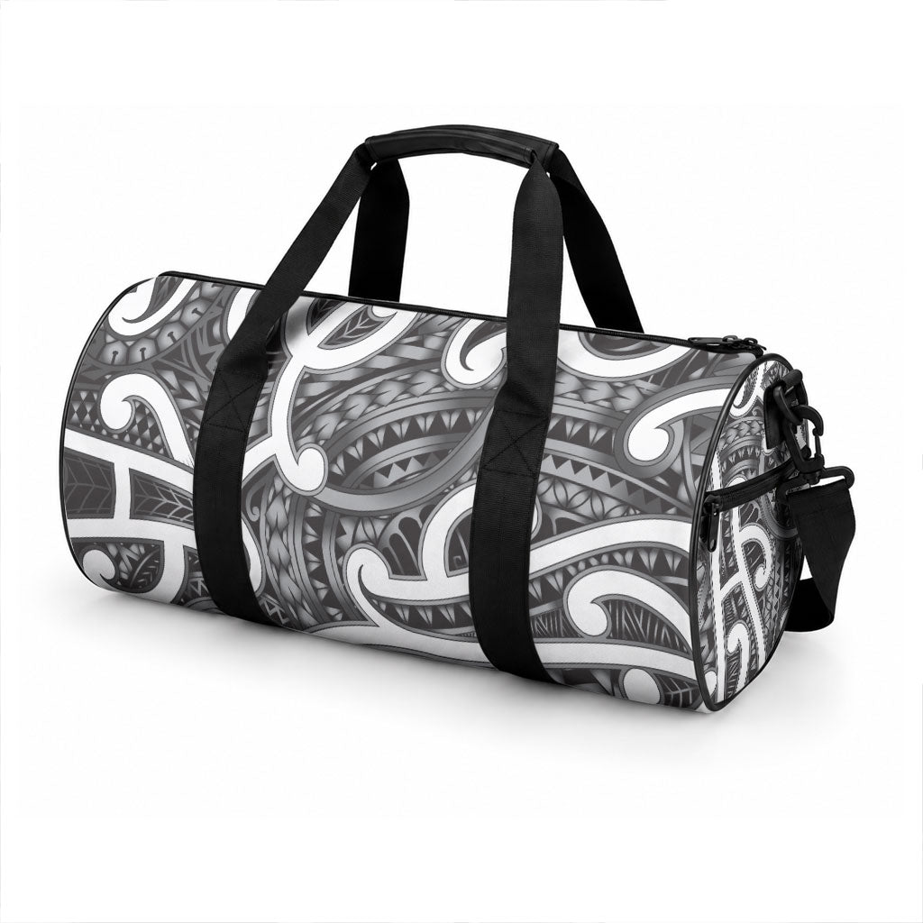 Aotearoa Maori Kowhaiwhai Duffle Bag Kiwikiwi Puhoro and Patiki