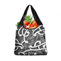 Aotearoa Maori Kowhaiwhai Grocery Bag Kiwikiwi Puhoro and Patiki