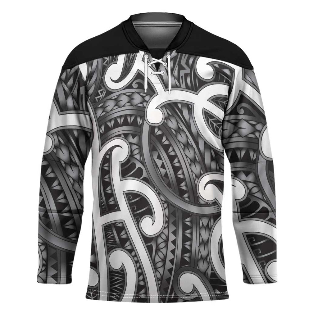 Aotearoa Maori Kowhaiwhai Hockey Jersey Kiwikiwi Puhoro and Patiki