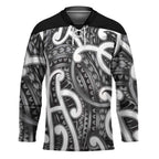 Aotearoa Maori Kowhaiwhai Hockey Jersey Kiwikiwi Puhoro and Patiki