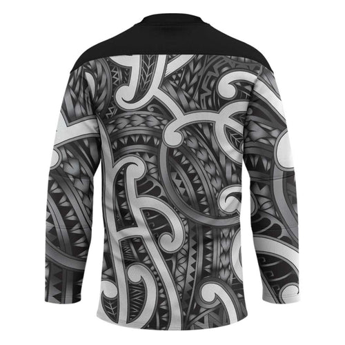 Aotearoa Maori Kowhaiwhai Hockey Jersey Kiwikiwi Puhoro and Patiki