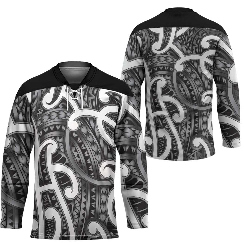 Aotearoa Maori Kowhaiwhai Hockey Jersey Kiwikiwi Puhoro and Patiki