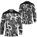 Aotearoa Maori Kowhaiwhai Hockey Jersey Kiwikiwi Puhoro and Patiki