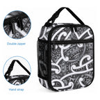 Aotearoa Maori Kowhaiwhai Lunch Bag Kiwikiwi Puhoro and Patiki