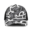 Aotearoa Maori Kowhaiwhai Mesh Trucker Cap Kiwikiwi Puhoro and Patiki
