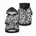 Aotearoa Maori Kowhaiwhai Pet Hoodie Kiwikiwi Puhoro and Patiki