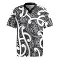 Aotearoa Maori Kowhaiwhai Rugby Jersey Kiwikiwi Puhoro and Patiki