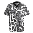 Aotearoa Maori Kowhaiwhai Rugby Jersey Kiwikiwi Puhoro and Patiki