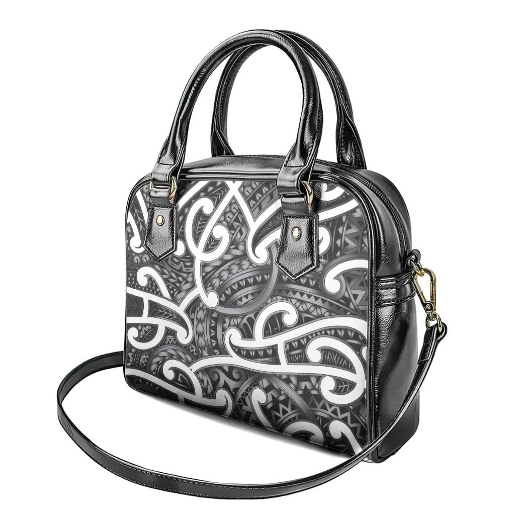 Aotearoa Maori Kowhaiwhai Shoulder Handbag Kiwikiwi Puhoro and Patiki