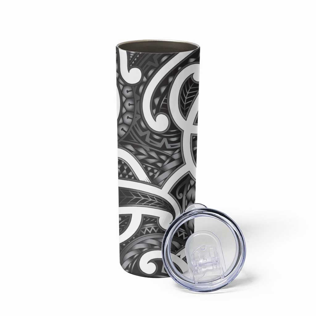 Aotearoa Maori Kowhaiwhai Skinny Tumbler Kiwikiwi Puhoro and Patiki